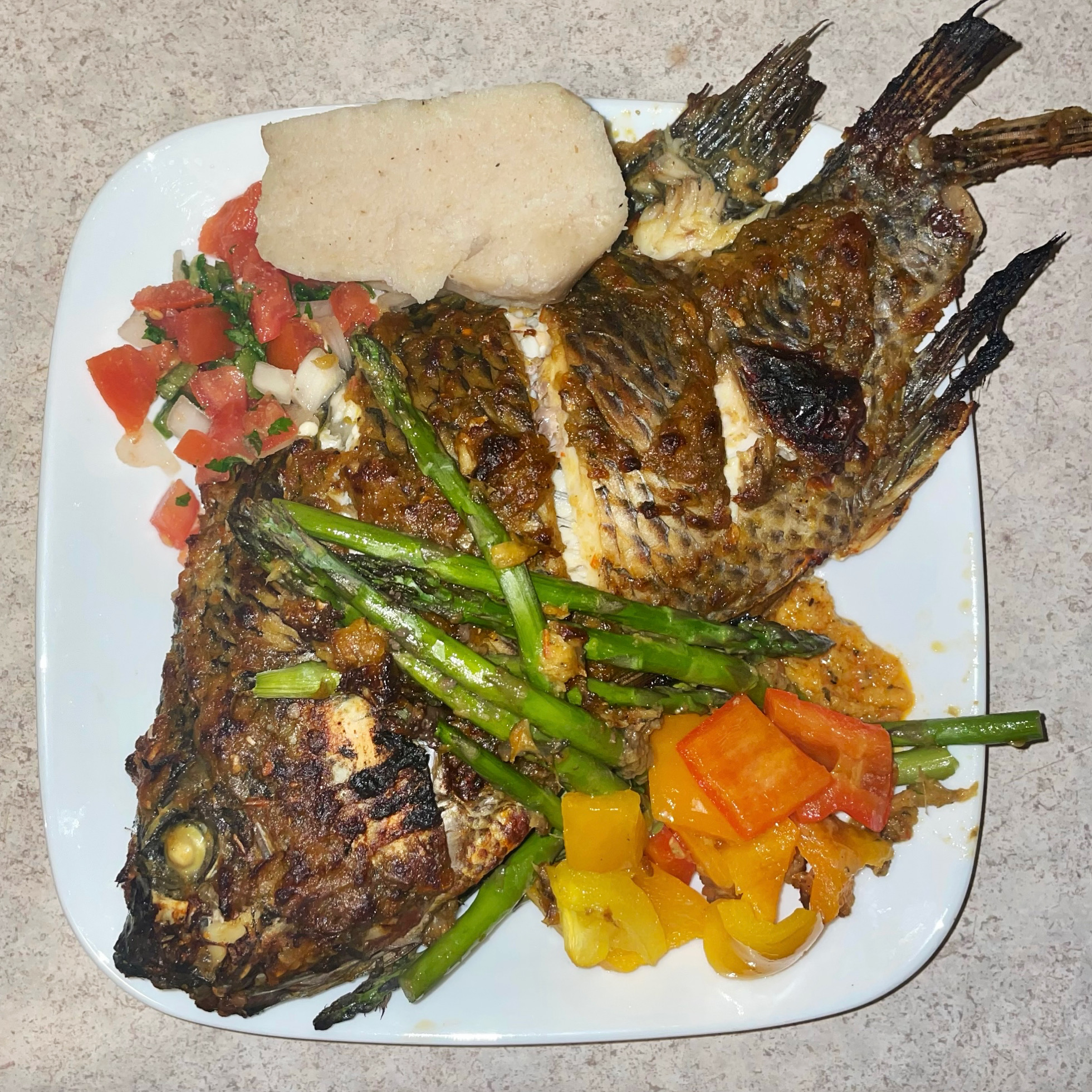 Read more about the article Oven-grilled tilapia