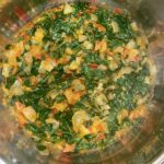 African-style stewed spinach