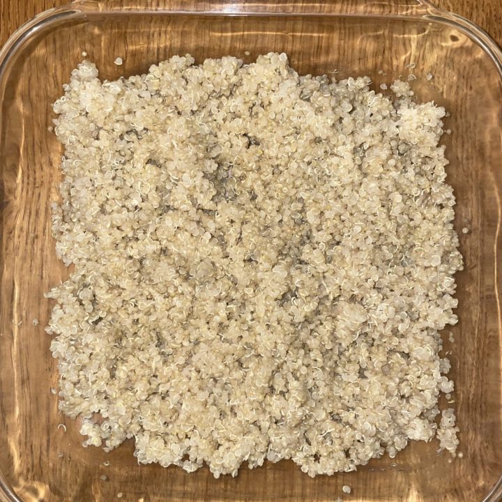 Sprouted quinoa
