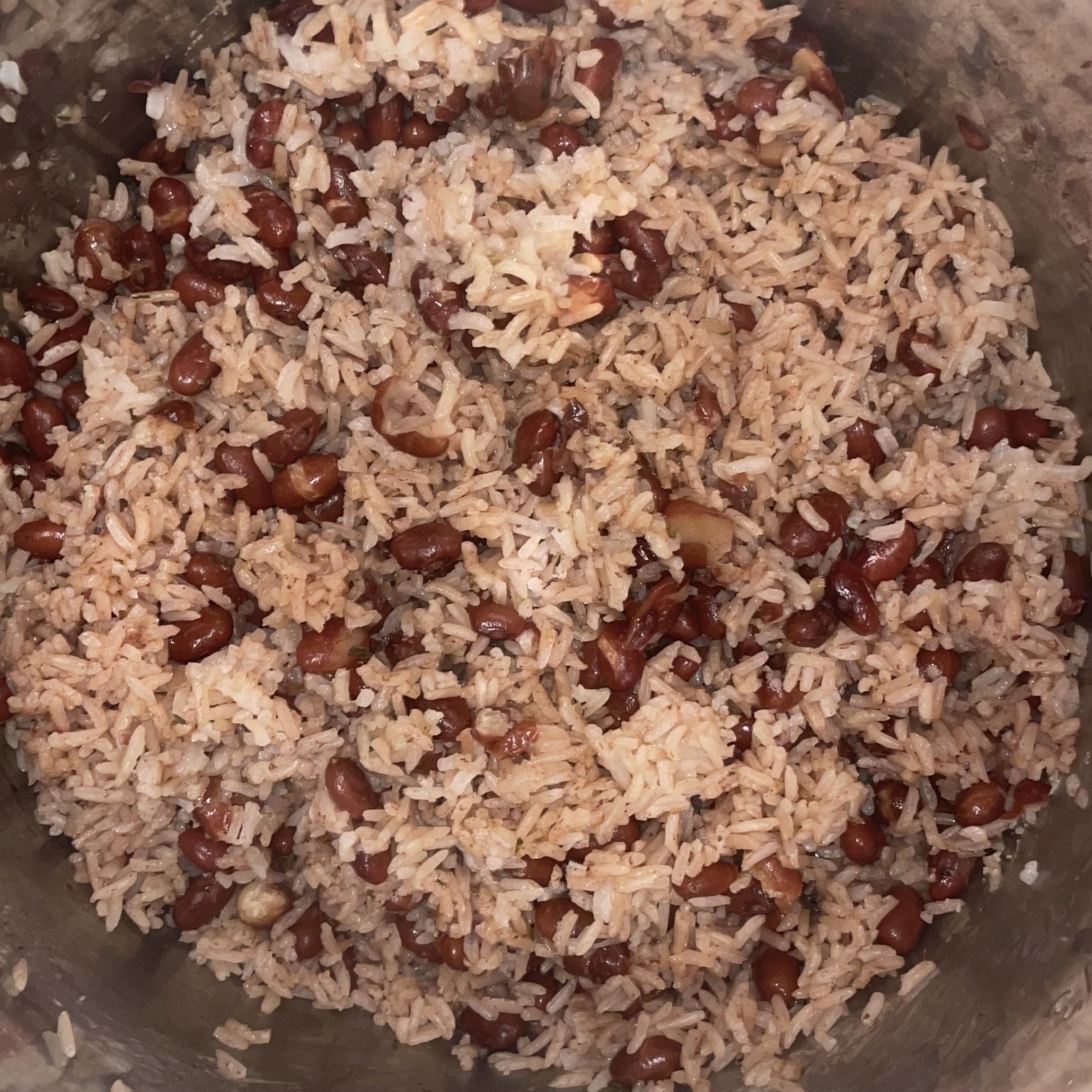 Rice and peas